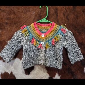 Mimi & Maggie Gray Knit Sweater